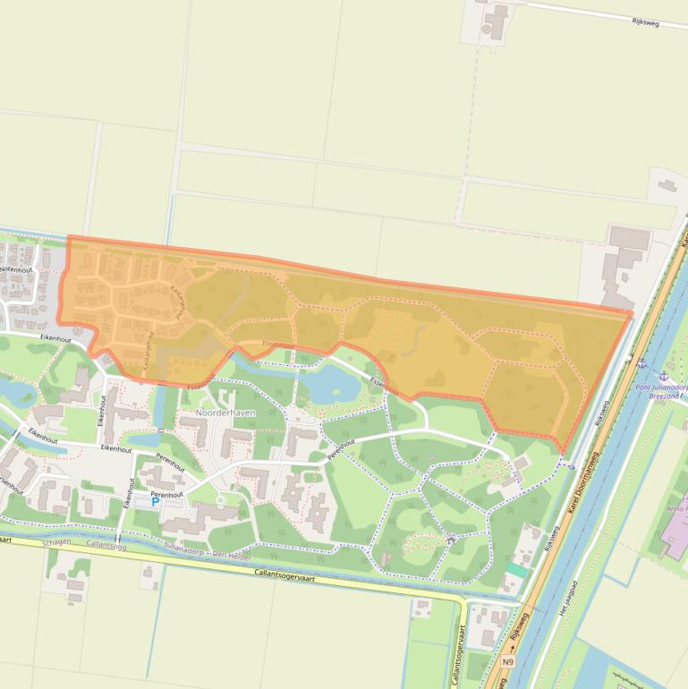 Kaart van postcodegebied 1787RH.