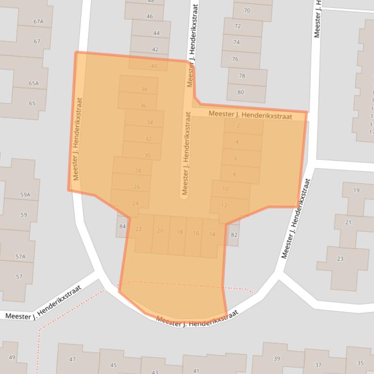 Kaart van postcodegebied 1788AM.