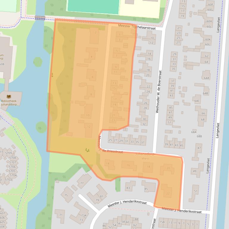 Kaart van postcodegebied 1788AV.