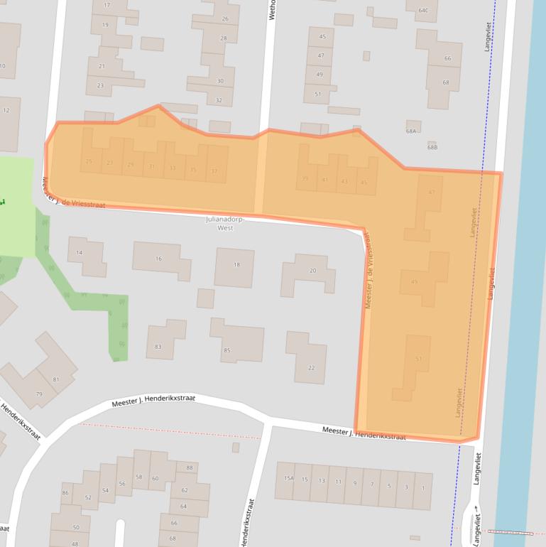 Kaart van postcodegebied 1788AW.