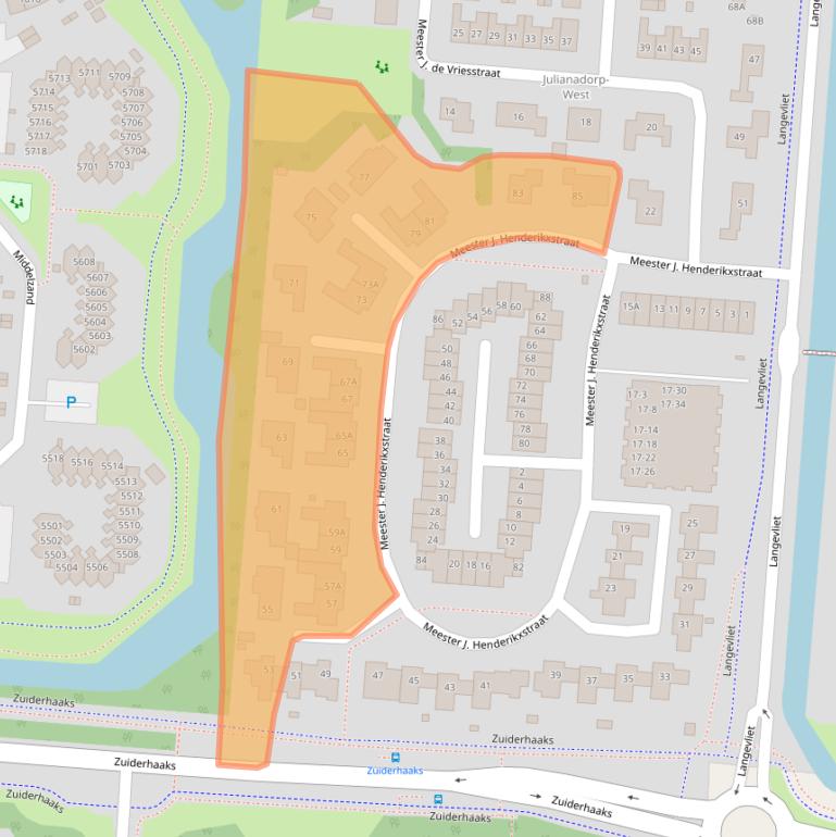 Kaart van postcodegebied 1788AZ.