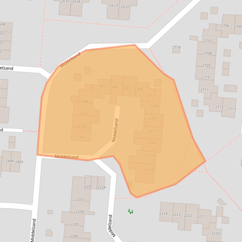 Kaart van postcodegebied 1788CE.