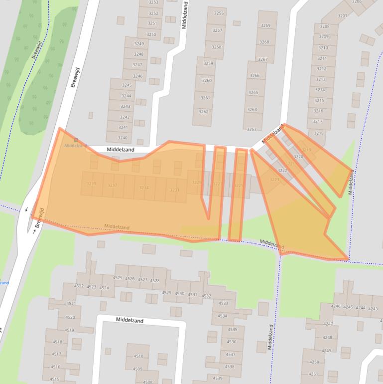 Kaart van postcodegebied 1788EE.