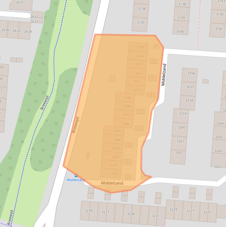 Kaart van postcodegebied 1788EG.