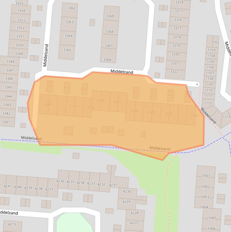 Kaart van postcodegebied 1788EK.