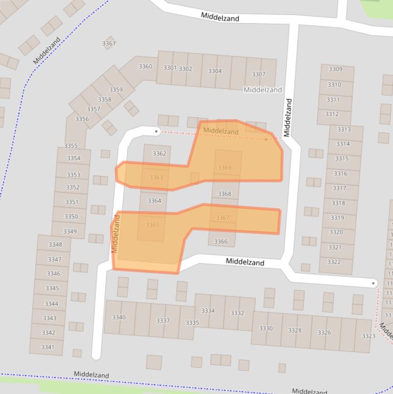 Kaart van postcodegebied 1788EM.