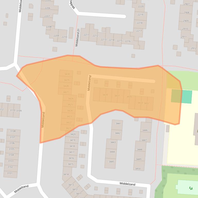 Kaart van postcodegebied 1788EP.