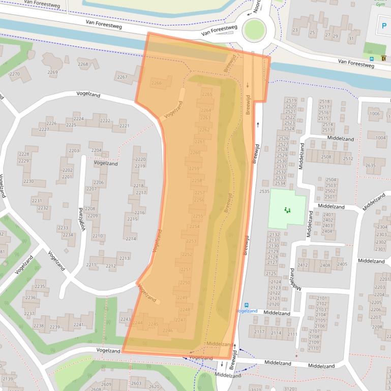Kaart van postcodegebied 1788GC.
