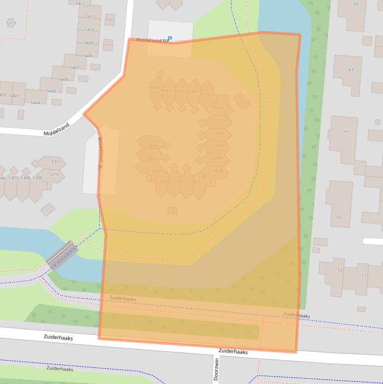 Kaart van postcodegebied 1788HG.