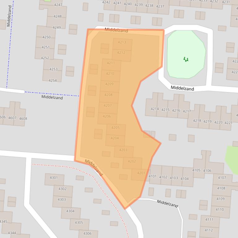 Kaart van postcodegebied 1788HP.