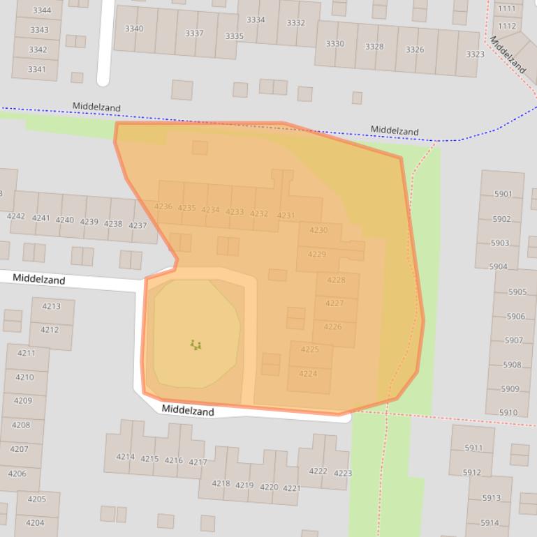 Kaart van postcodegebied 1788HS.