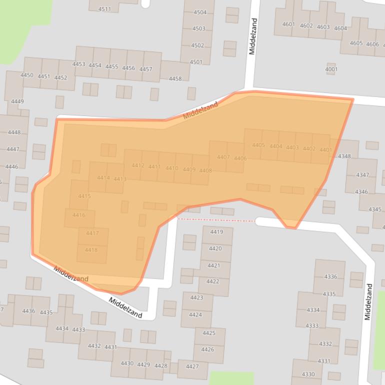Kaart van postcodegebied 1788JD.