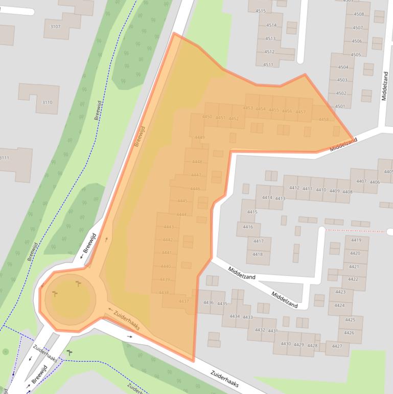 Kaart van postcodegebied 1788JG.