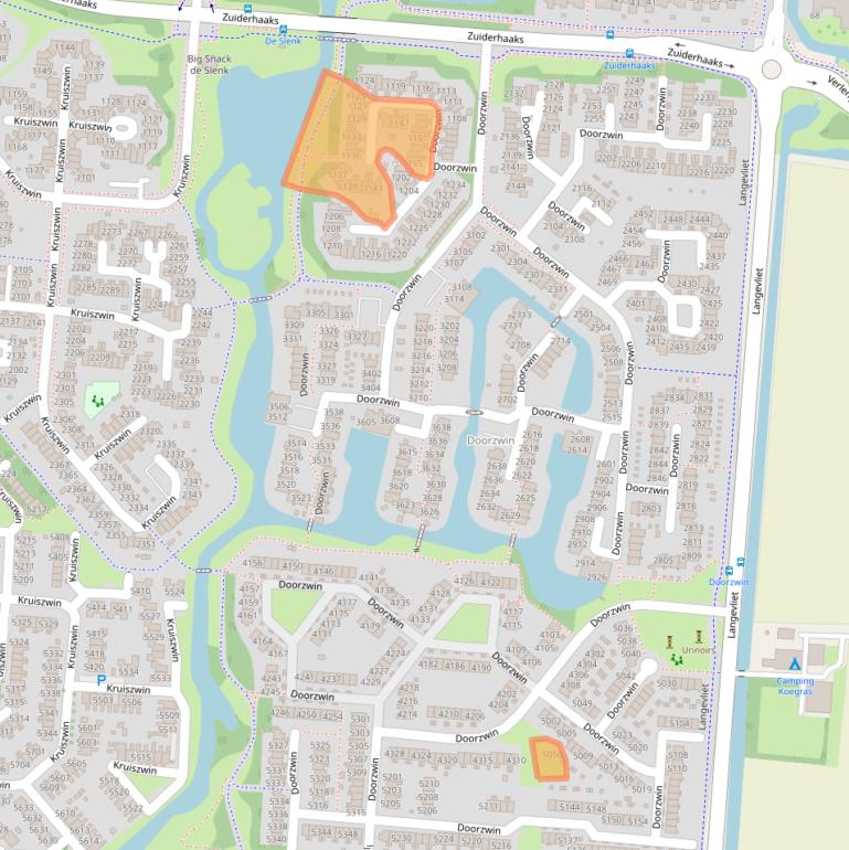 Kaart van postcodegebied 1788KB.