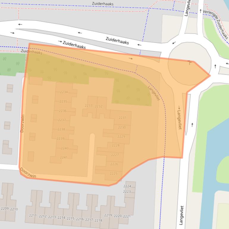 Kaart van postcodegebied 1788KK.