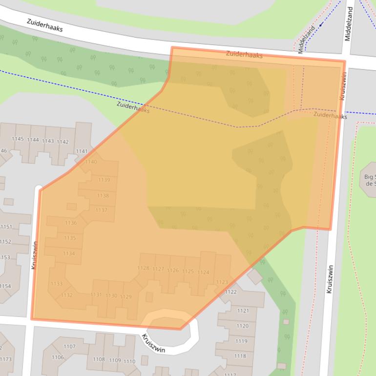 Kaart van postcodegebied 1788LB.