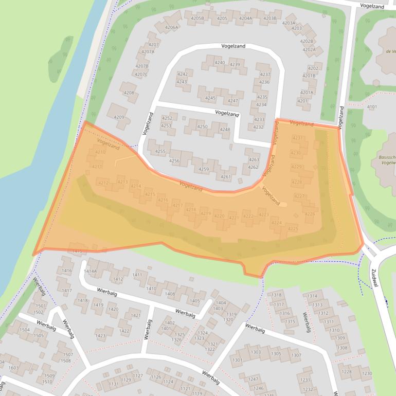 Kaart van postcodegebied 1788ML.