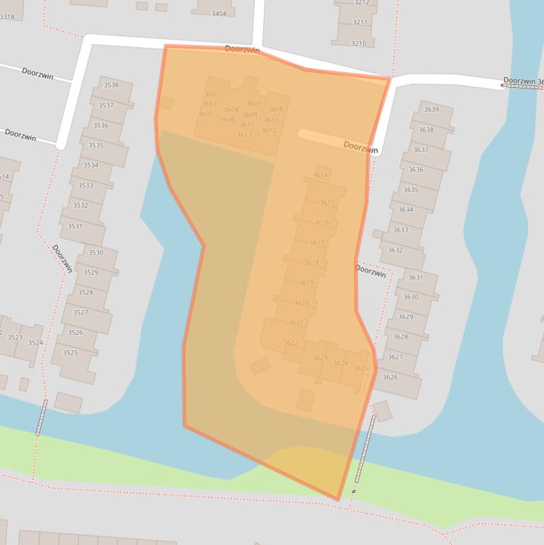 Kaart van postcodegebied 1788NJ.