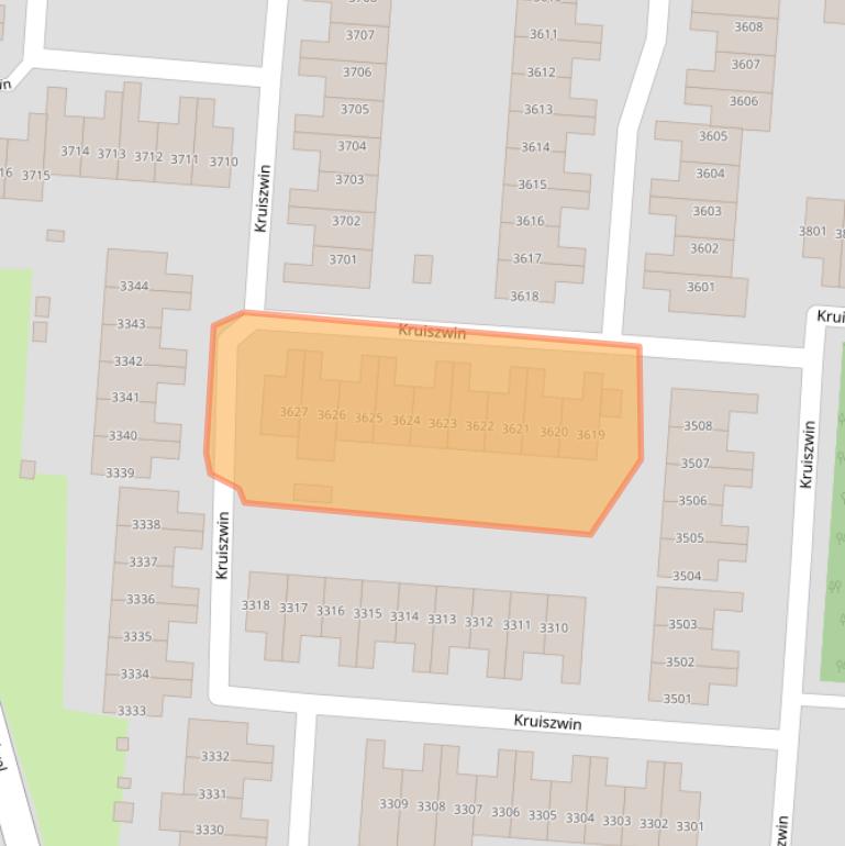 Kaart van postcodegebied 1788PM.