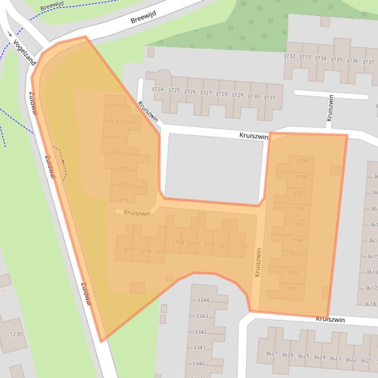 Kaart van postcodegebied 1788PN.