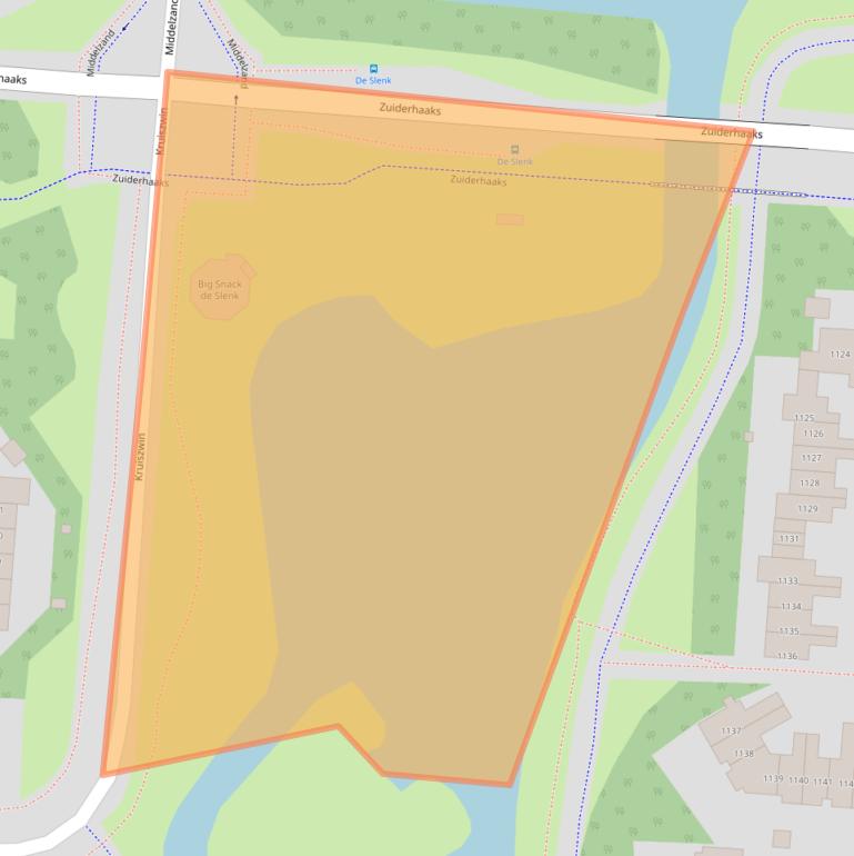 Kaart van postcodegebied 1788PT.