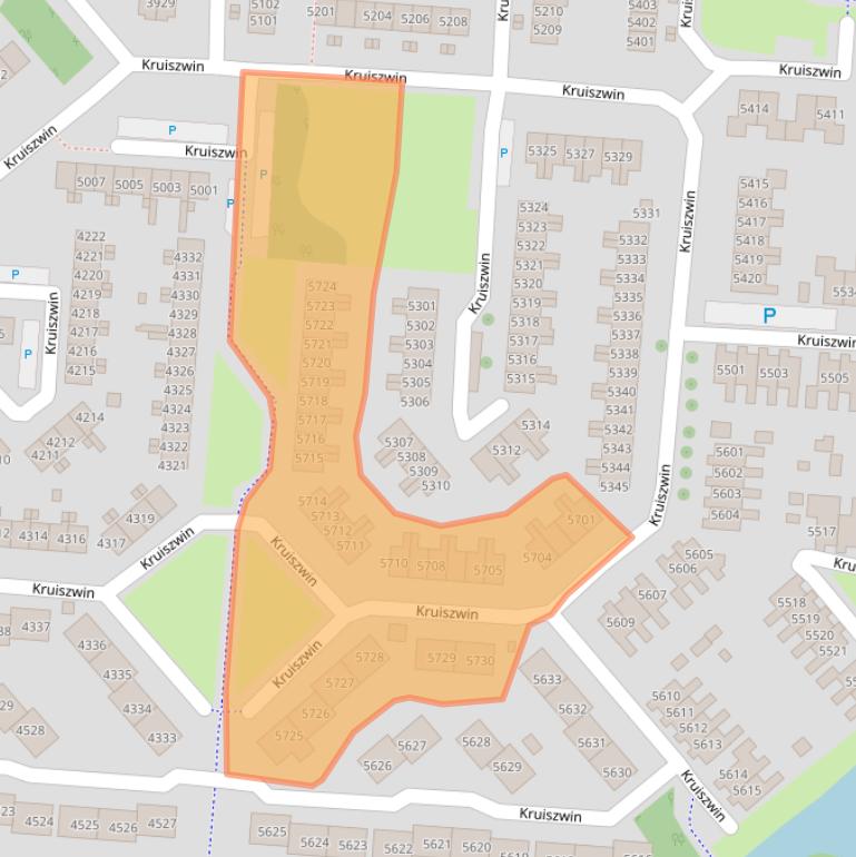Kaart van postcodegebied 1788RE.