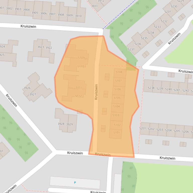 Kaart van postcodegebied 1788RR.