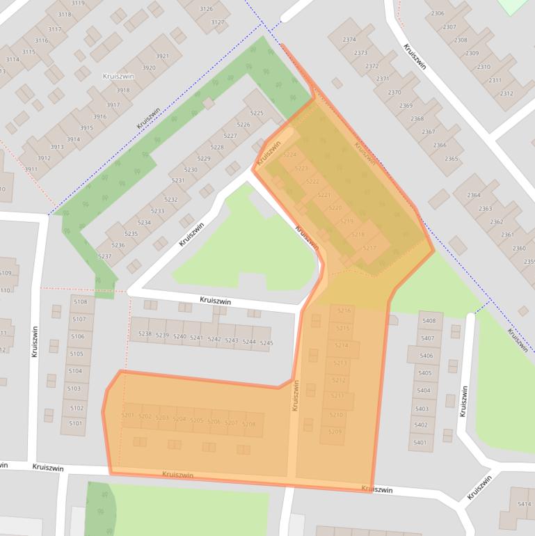 Kaart van postcodegebied 1788RS.