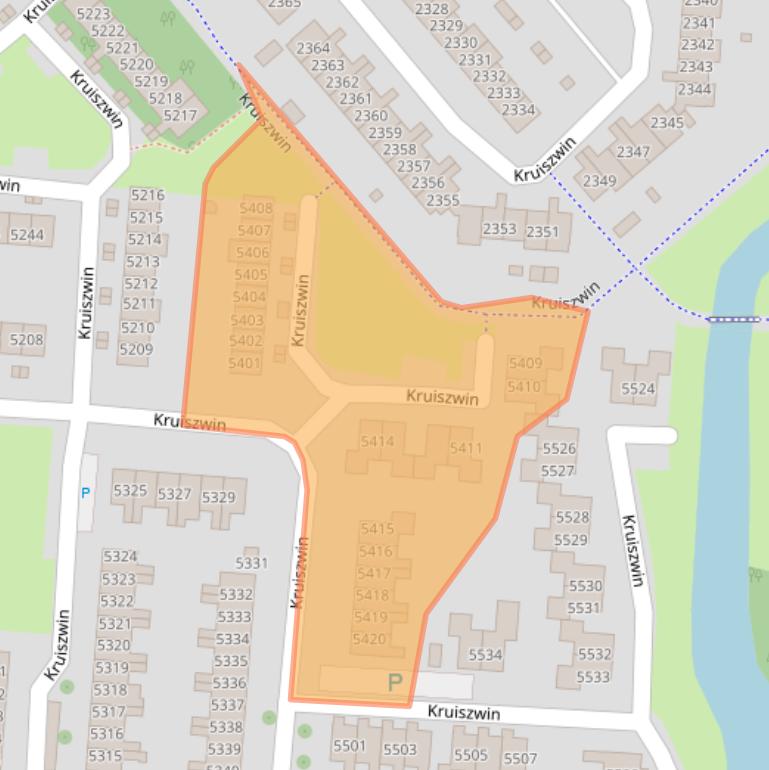 Kaart van postcodegebied 1788RV.