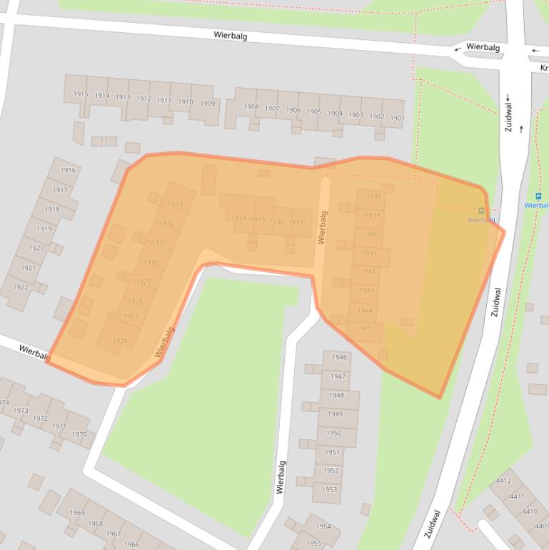 Kaart van postcodegebied 1788TB.