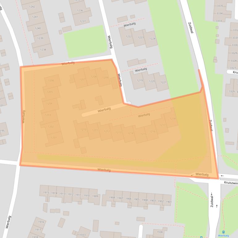 Kaart van postcodegebied 1788TE.