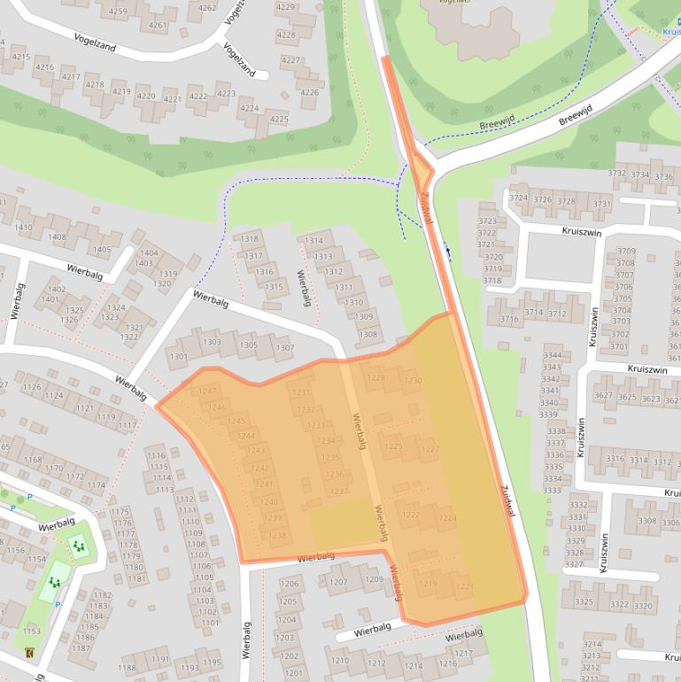 Kaart van postcodegebied 1788TG.