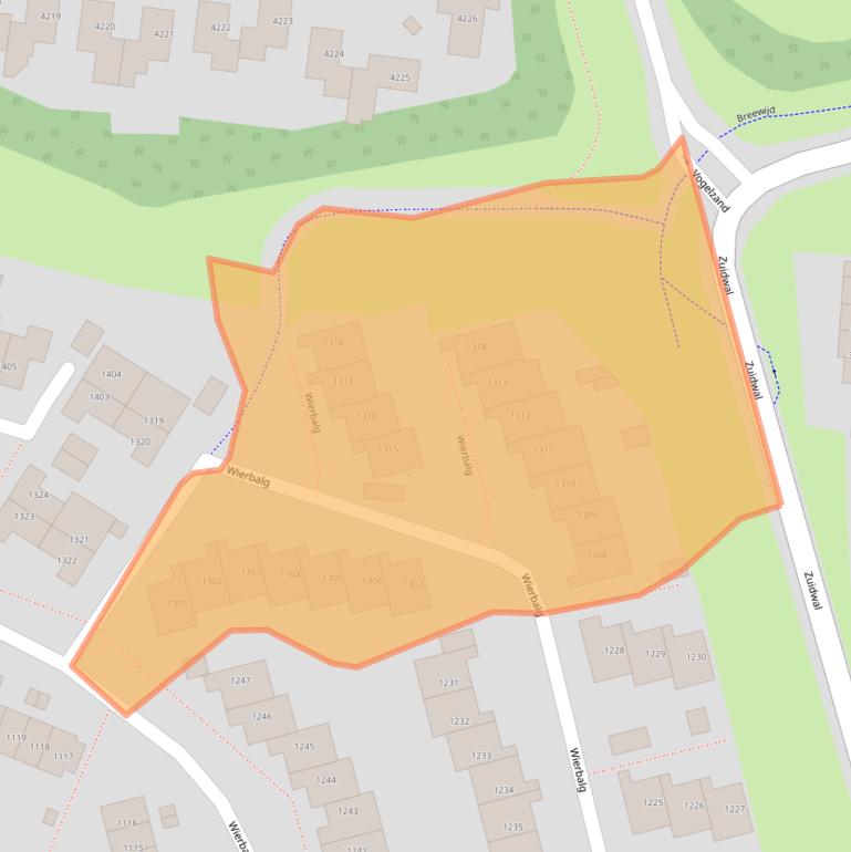 Kaart van postcodegebied 1788TJ.