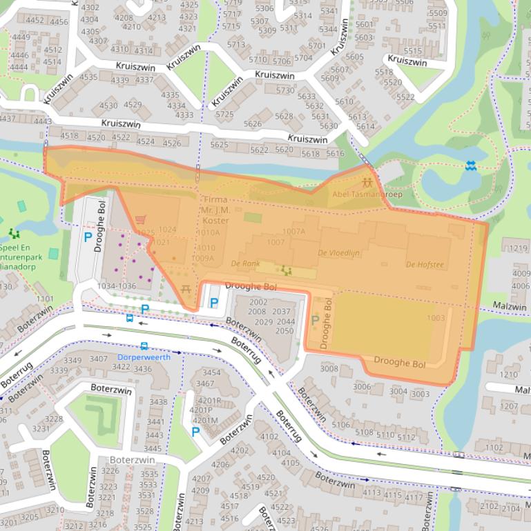 Kaart van postcodegebied 1788VA.