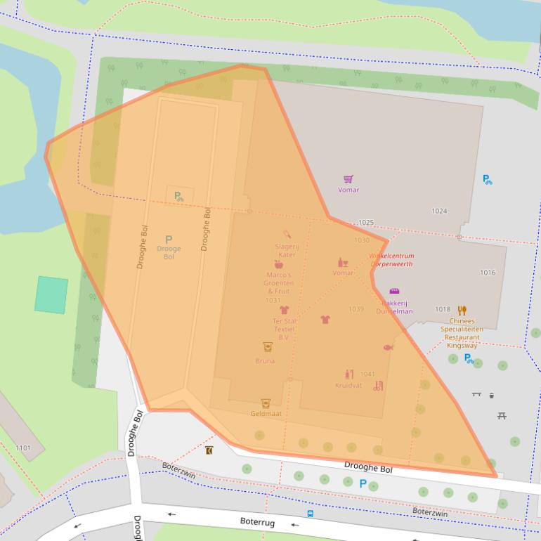 Kaart van postcodegebied 1788VB.
