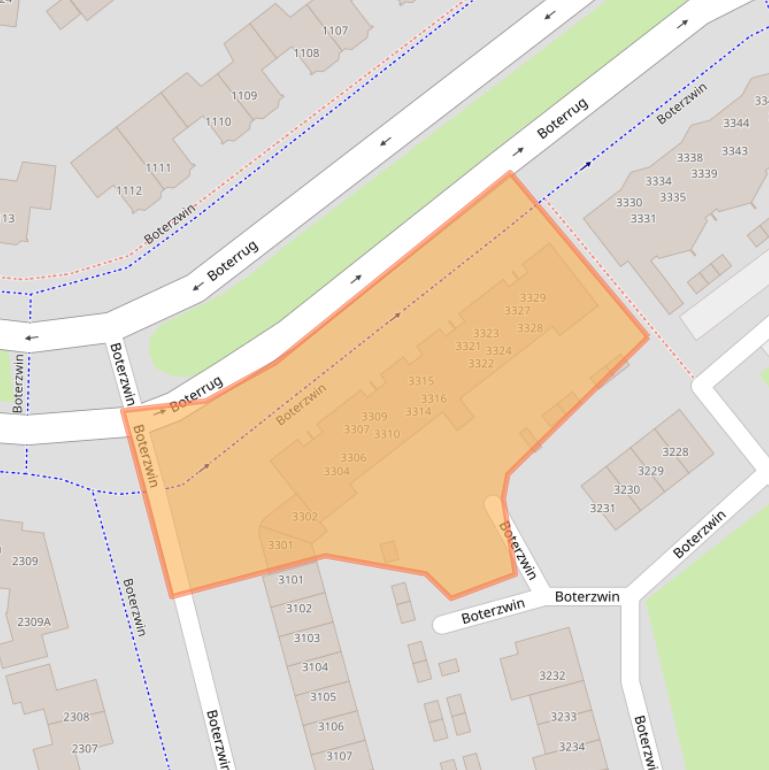 Kaart van postcodegebied 1788WG.