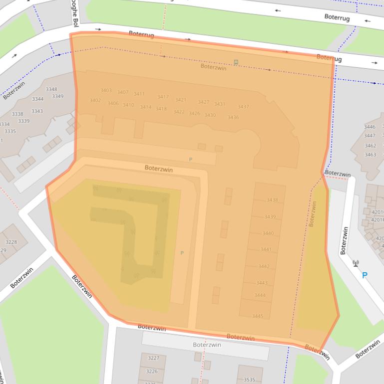 Kaart van postcodegebied 1788WH.