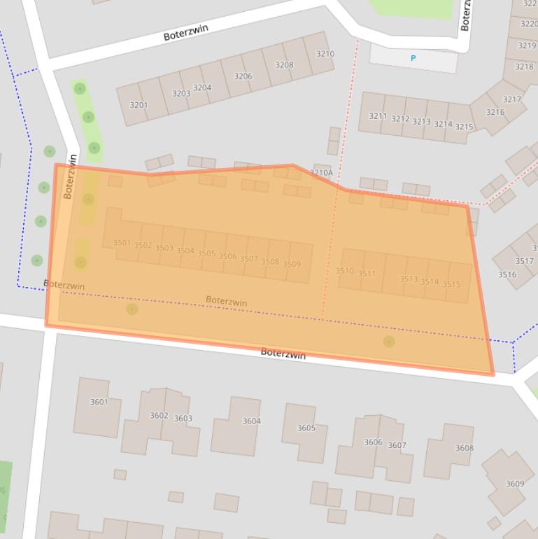 Kaart van postcodegebied 1788WJ.