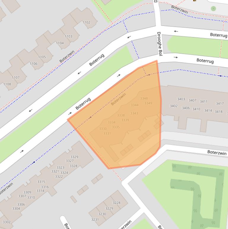 Kaart van postcodegebied 1788WR.