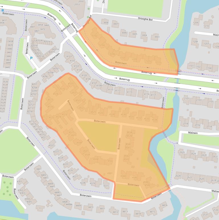 Kaart van postcodegebied 1788WX.