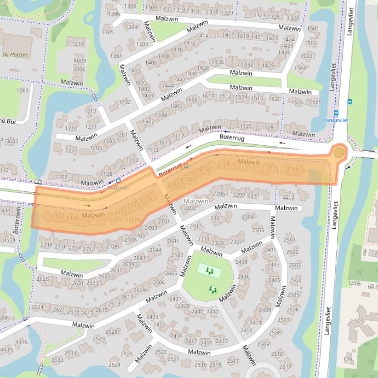 Kaart van postcodegebied 1788XH.