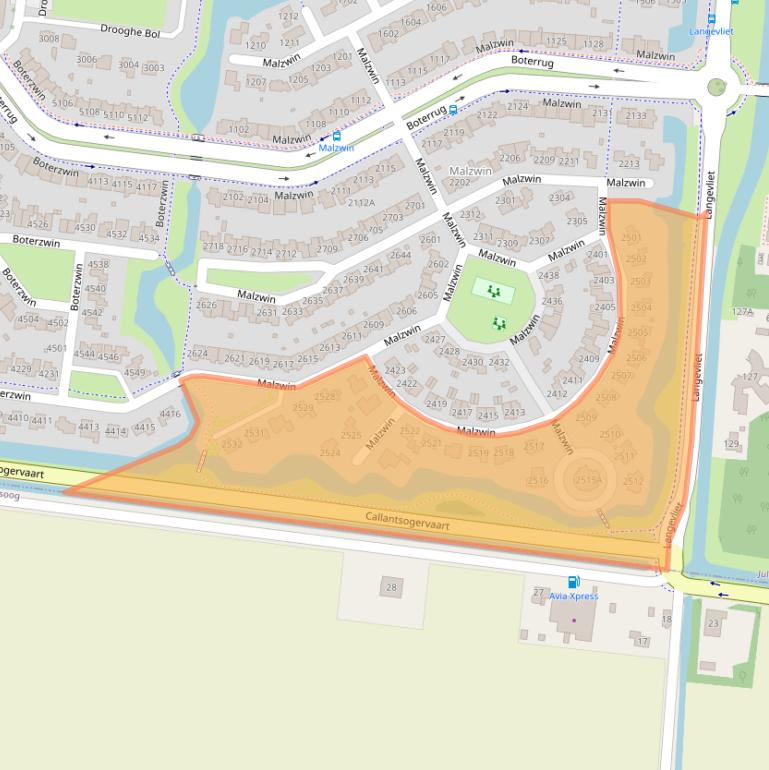 Kaart van postcodegebied 1788XM.