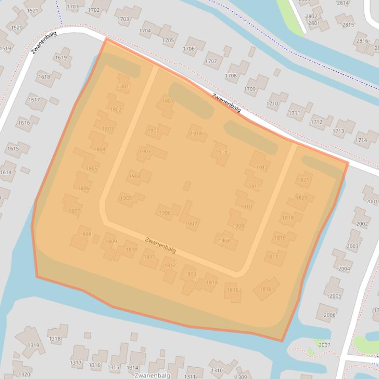 Kaart van postcodegebied 1788ZH.