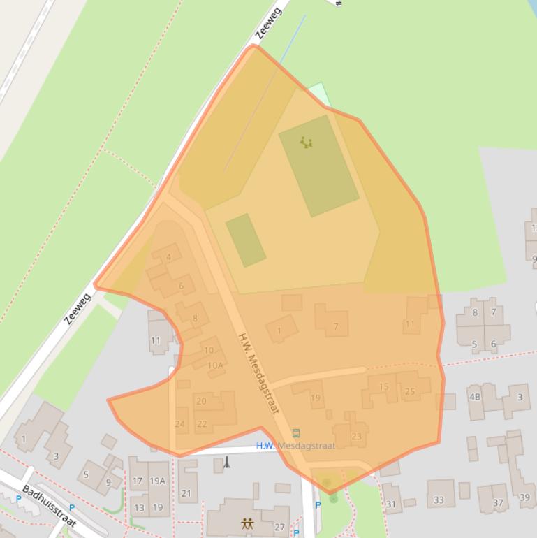 Kaart van postcodegebied 1789AB.