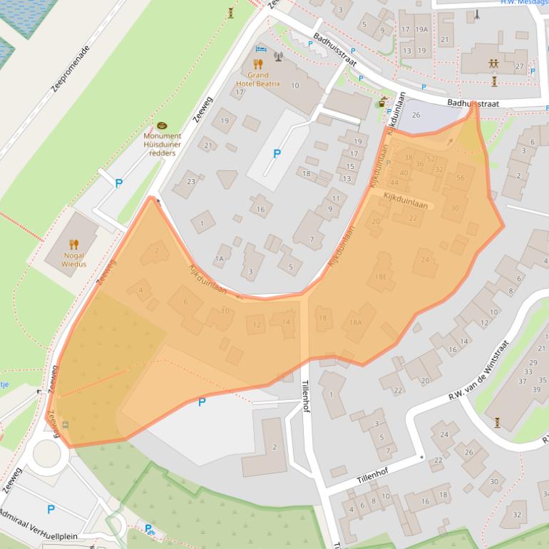 Kaart van postcodegebied 1789AE.