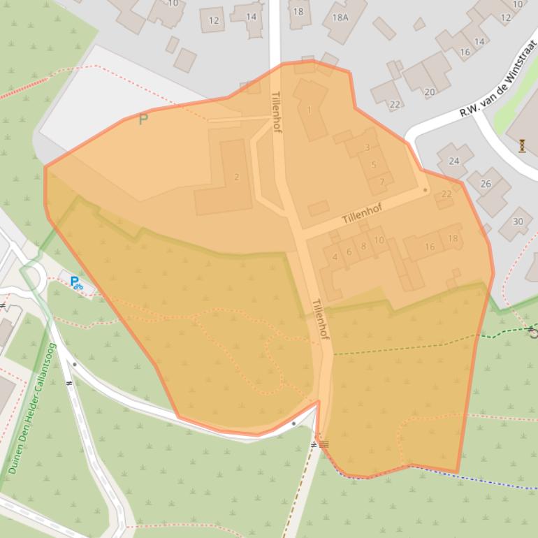 Kaart van postcodegebied 1789AW.