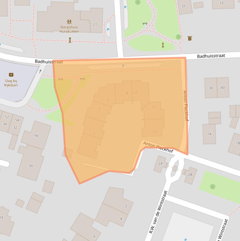 Kaart van postcodegebied 1789AZ.