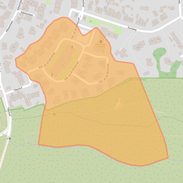 Kaart van postcodegebied 1789BB.