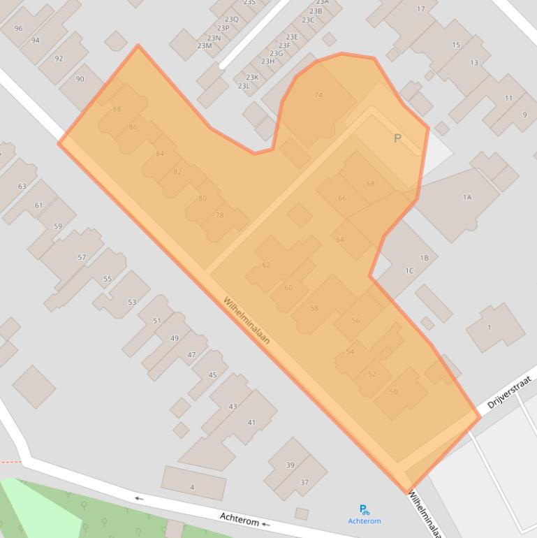 Kaart van postcodegebied 1791AP.