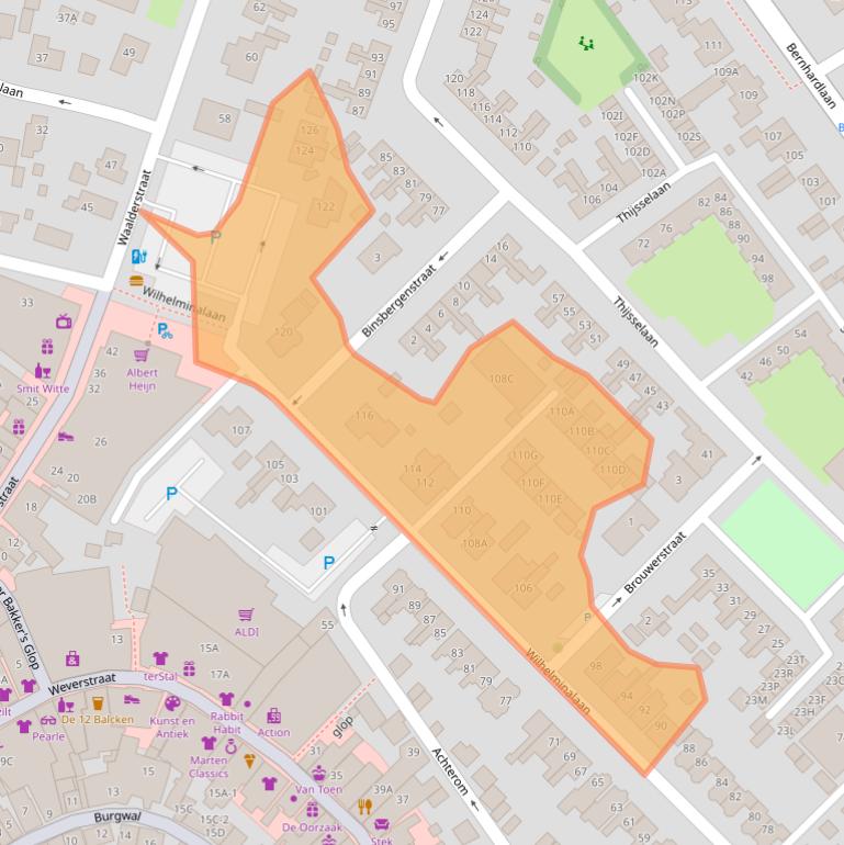 Kaart van postcodegebied 1791AR.